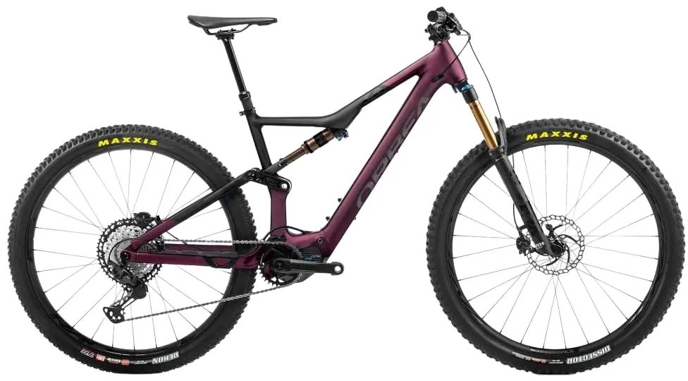 Orbea Rise H10 Elektrische Mountainbike Full Suspension 29"Paars XL