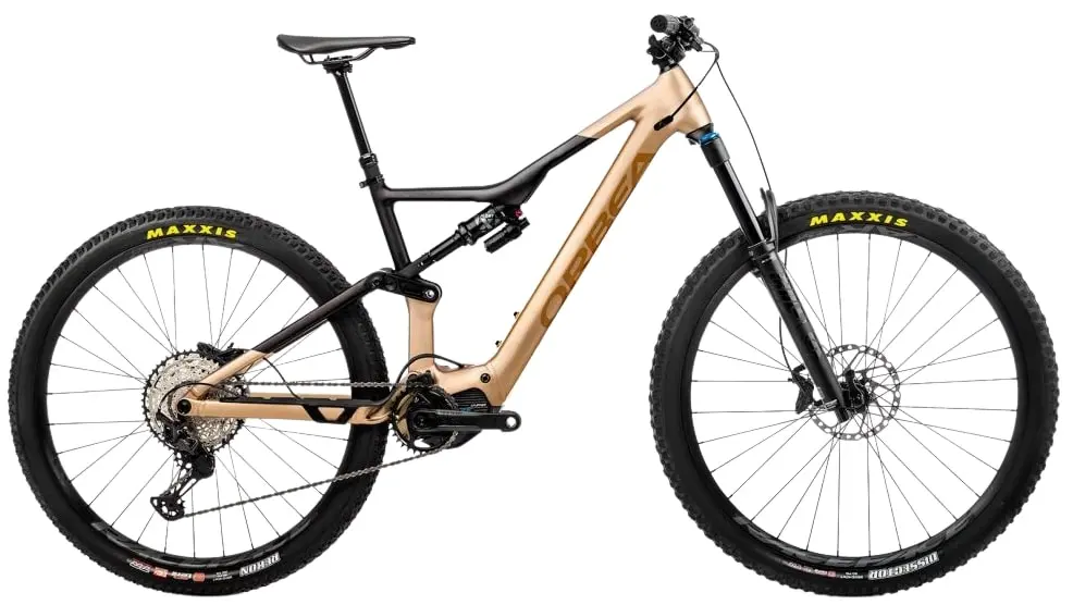 Orbea Rise H15 Elektrische Mountainbike Full Suspension 29"Goud XL