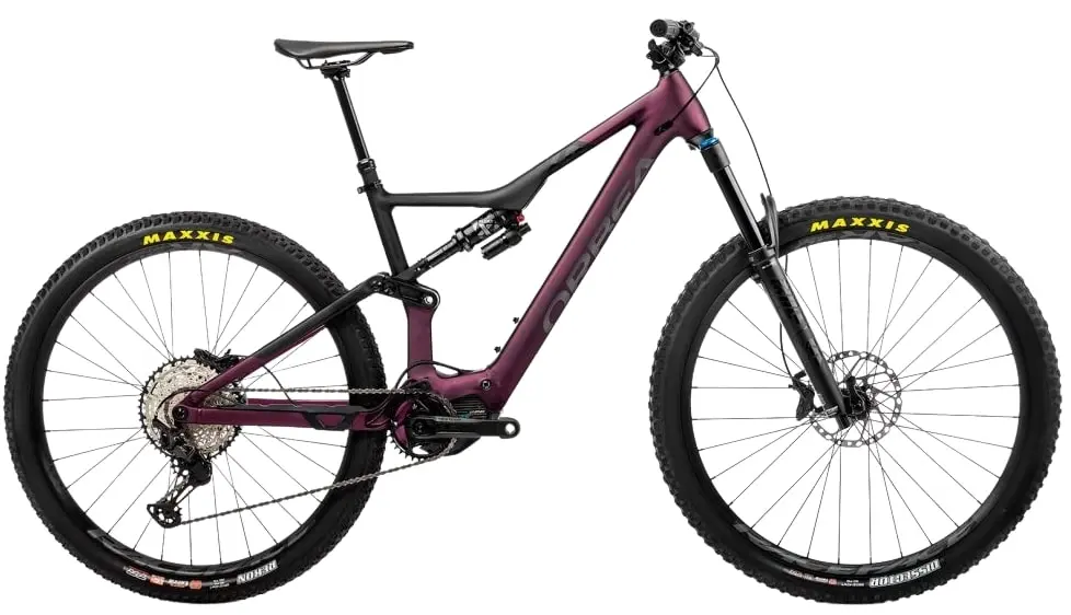 Orbea Rise H15 Elektrische Mountainbike Full Suspension 29"Paars XL