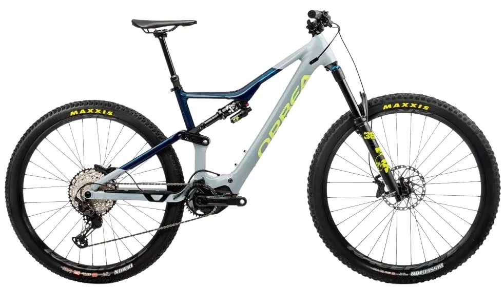 Orbea Rise H15 Elektrische Mountainbike Full Suspension 29 inch Wit XL