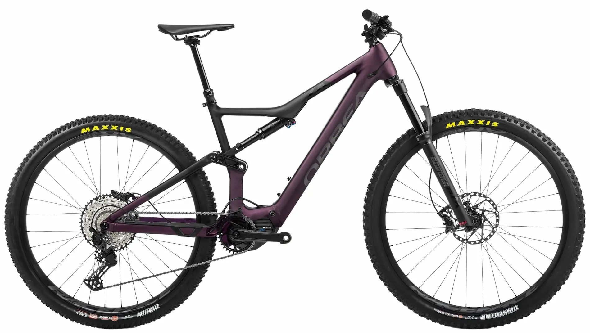 Orbea Rise H30 Elektrische Mountainbike Full Suspension 29"Paars XL
