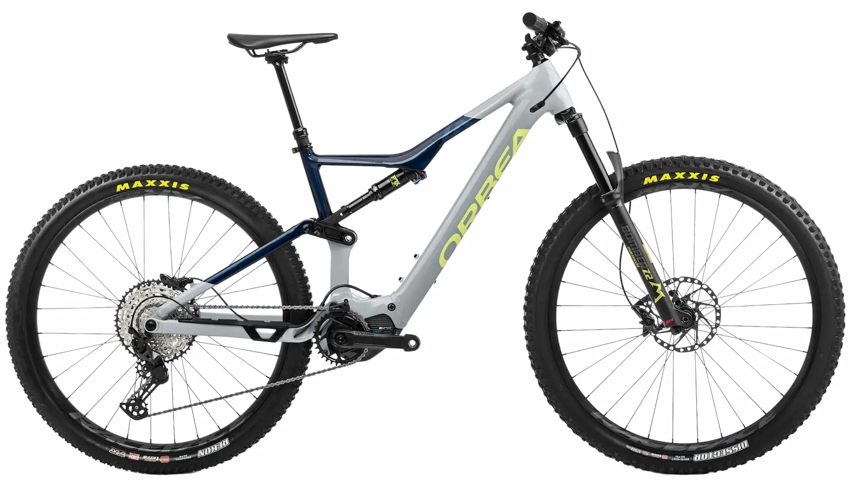 Orbea Rise H30 Elektrische Mountainbike Full Suspension 29 inch Wit XL