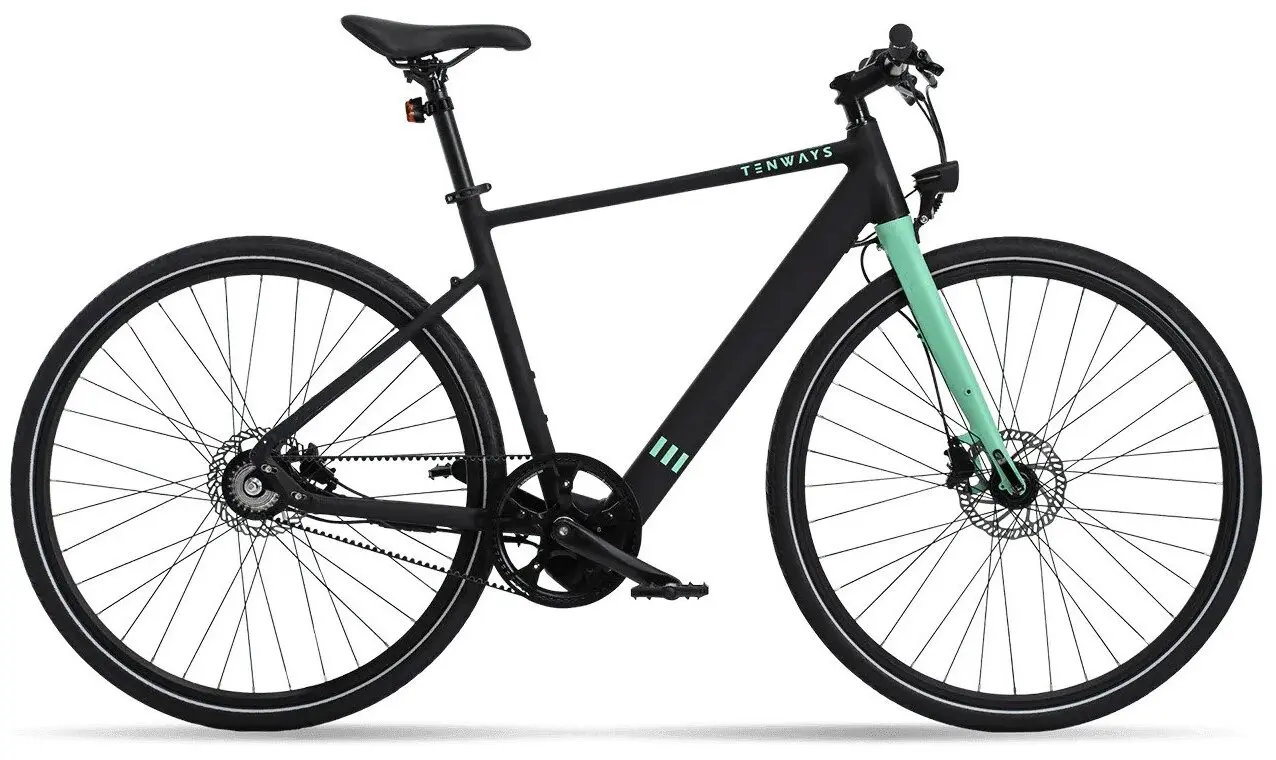 Tenways CGO600 Urban Elektrische Fiets Design Lichtgewicht 15kg M Groen