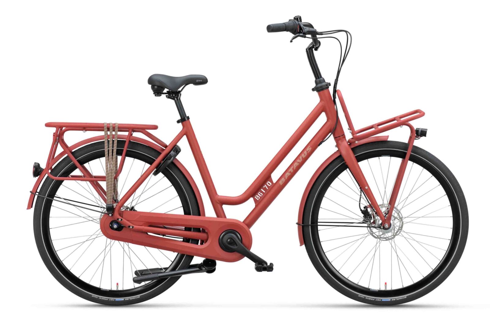 Batavus Quip Extra Cargo LTD Damesfiets Terrared Mat 55 cm