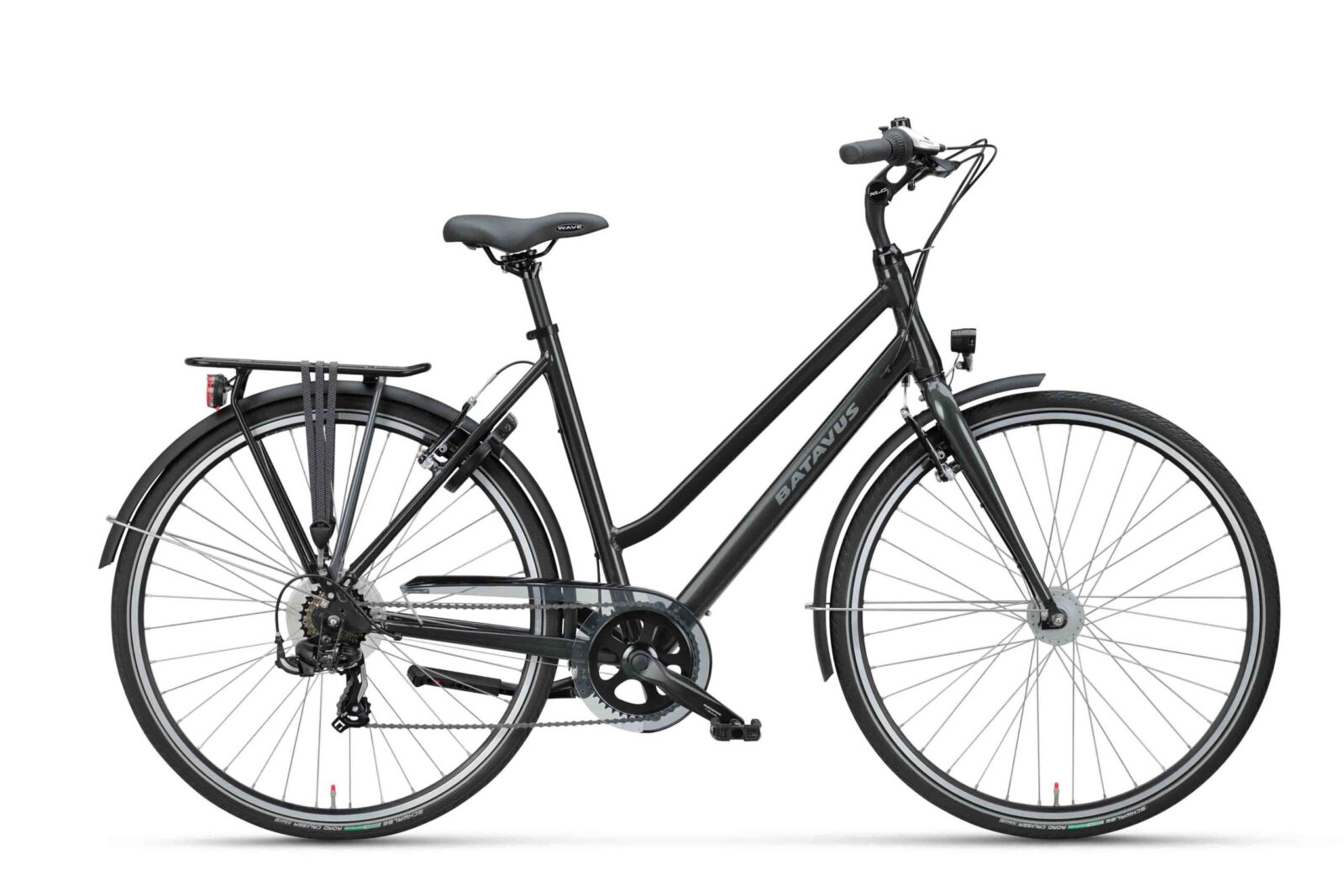 Batavus Boulevard Damesfiets Zwart Mat 48 cm