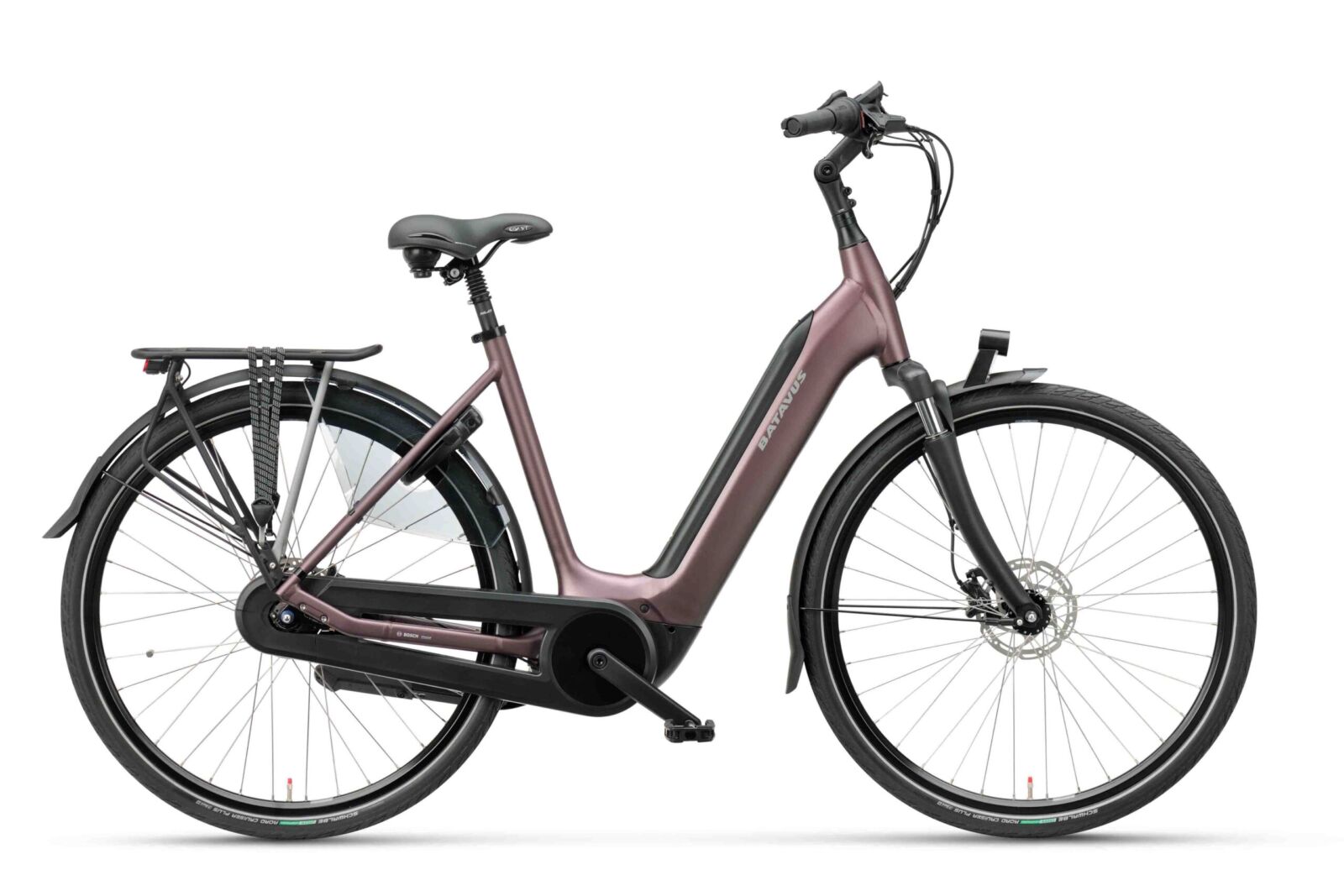 Batavus Finez E-go Power Damesfiets Sangria-mat 57 cm