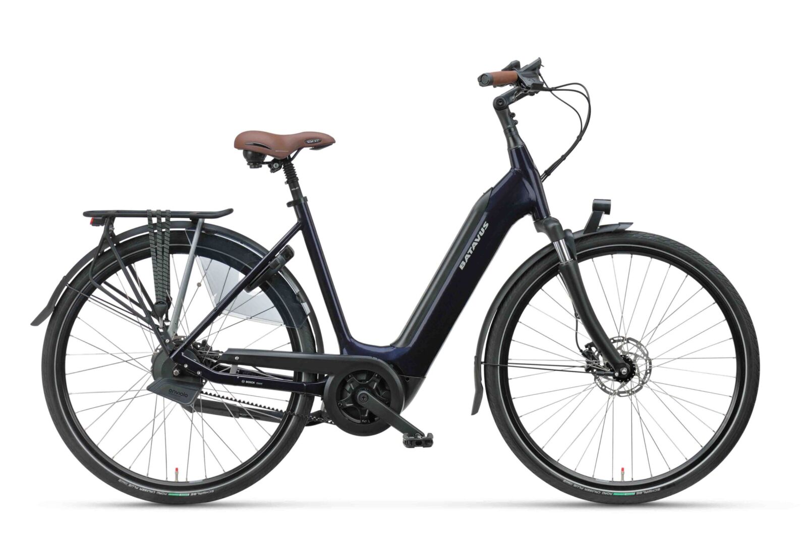 Batavus Finez E-go Power Exclusive Plus Damesfiets Donkerblauw 48 cm