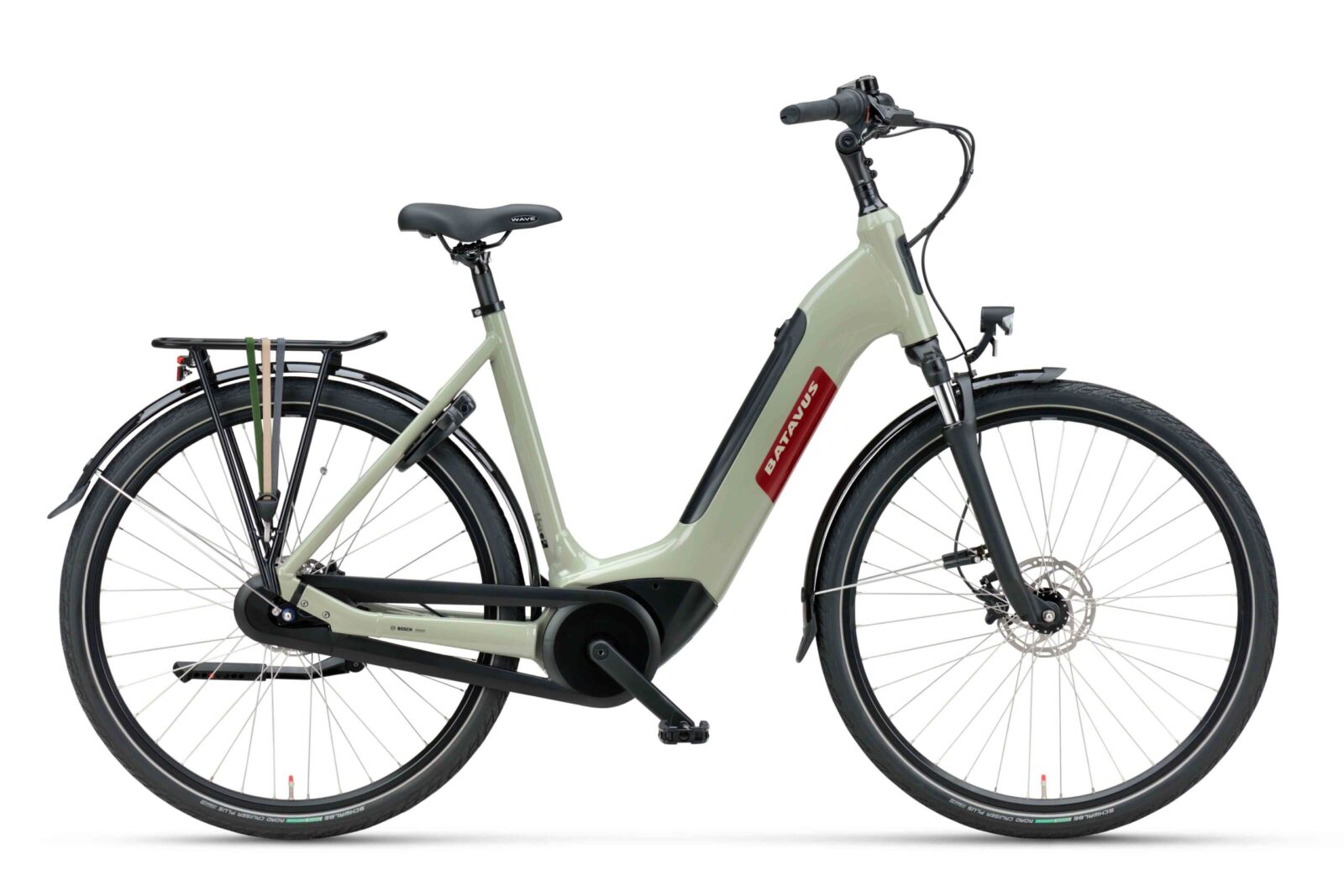 Batavus Altura E-go Power Damesfiets Groen Glans 51 cm