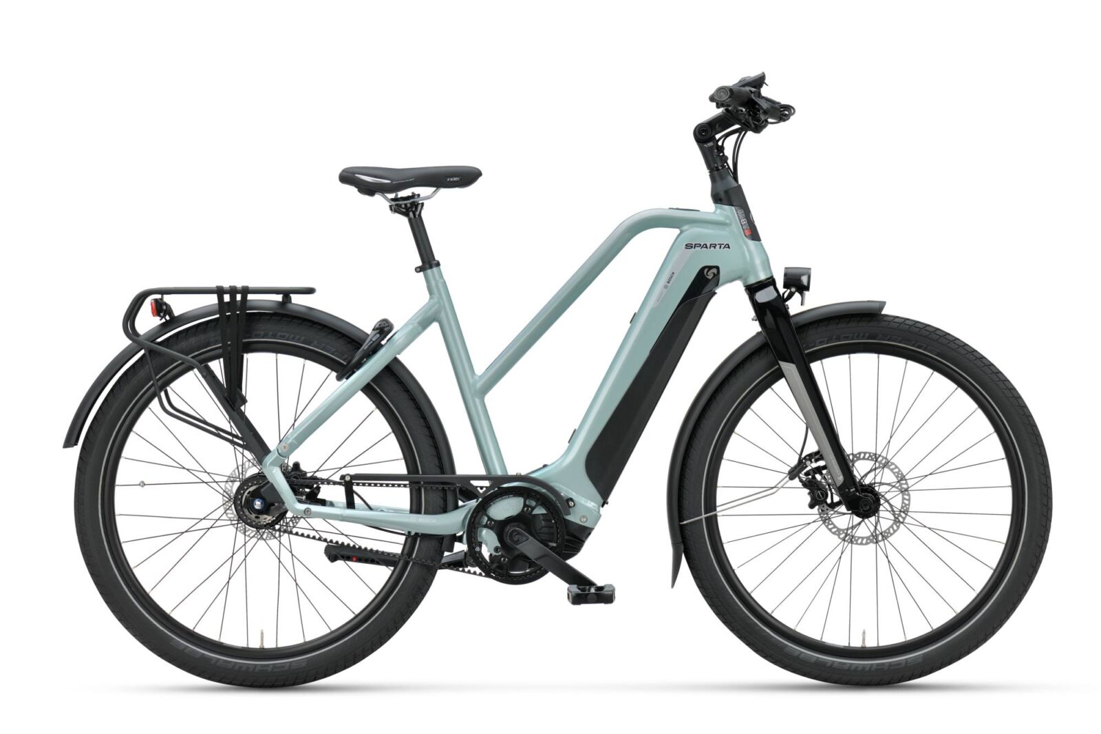 Sparta d-Burst M8Tb Smart Damesfiets Quik Silvergreen Gloss 53 cm