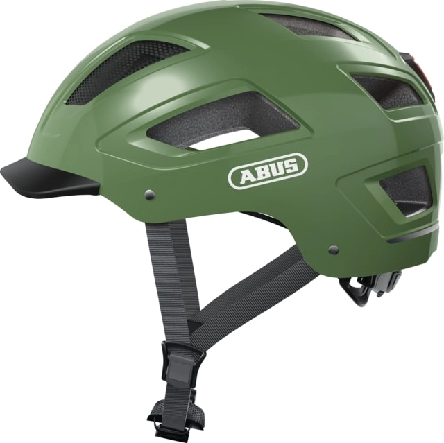 Abus Fietshelm Urban met licht HYBAN 2.0 groen L 888711