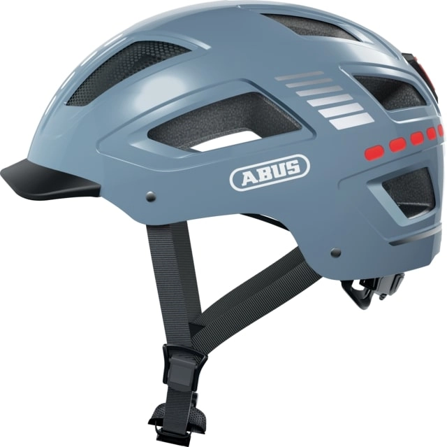 Abus Fietshelm Urban met licht Hyban 2.0 LED blauw XL 889056