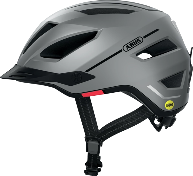 Abus Fietshelm Urban met licht PEDELEC 2.0 MIPS grijs L 888665