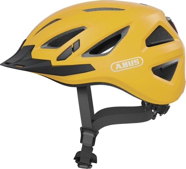 Abus fietshelm met licht URBAN-I 3.0 geel XL