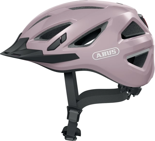 Abus fietshelm met licht URBAN-I 3.0 roze S