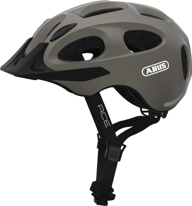 Abus Fietshelm Urban met licht YOUN-I ACE grijs L 888159