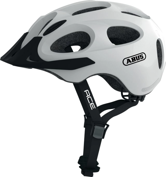 Abus Fietshelm Urban met licht YOUN-I ACE wit M 888166