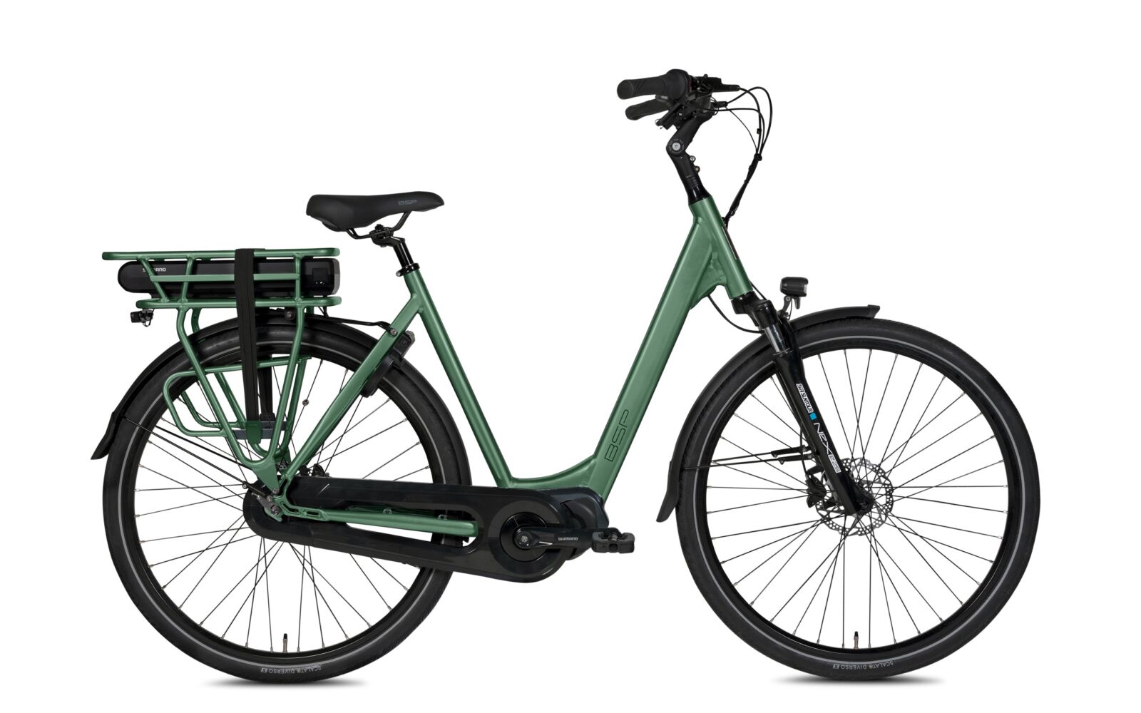 BSP Boozz E N7 2023 Dames Elektrische Fiets Emerald Green Matt 61 Cm