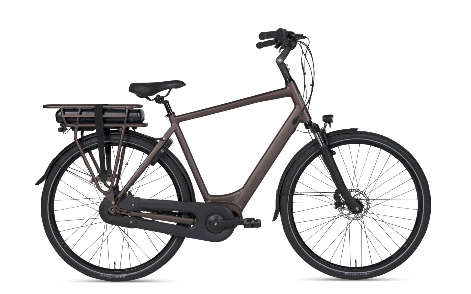 BSP Brazz Heren Elektrische Fiets Onyx Black Matt 57 Cm