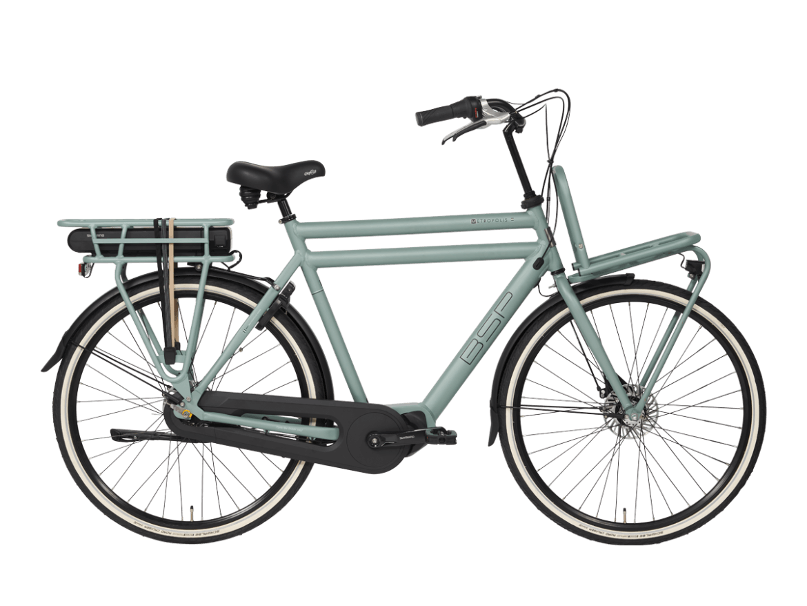 BSP Metropolis MM N7 2023 Heren Elektrische Fiets Oceaan Grijs Mat 62 Cm