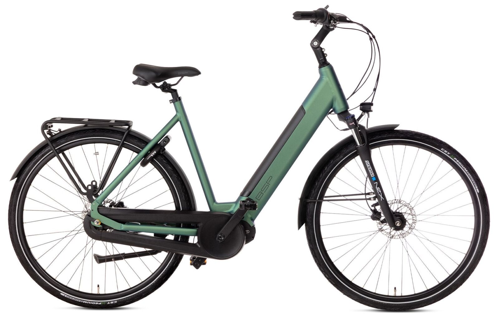 BSP Topaz 2023 Dames Elektrische Fiets Emerald Green Matt 51 Cm