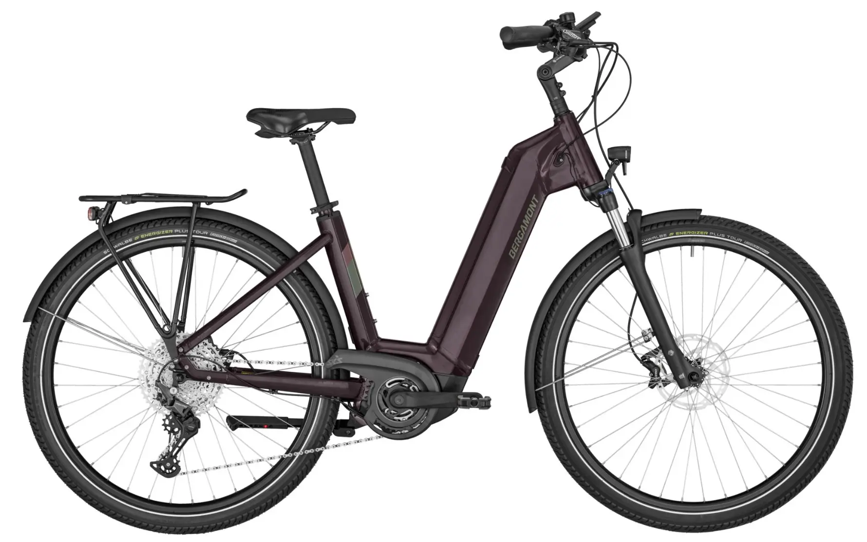 Bergamont E-Horizon Expert 6 Elektrische Fiets Dames Lage Instap Paars XL 56cm