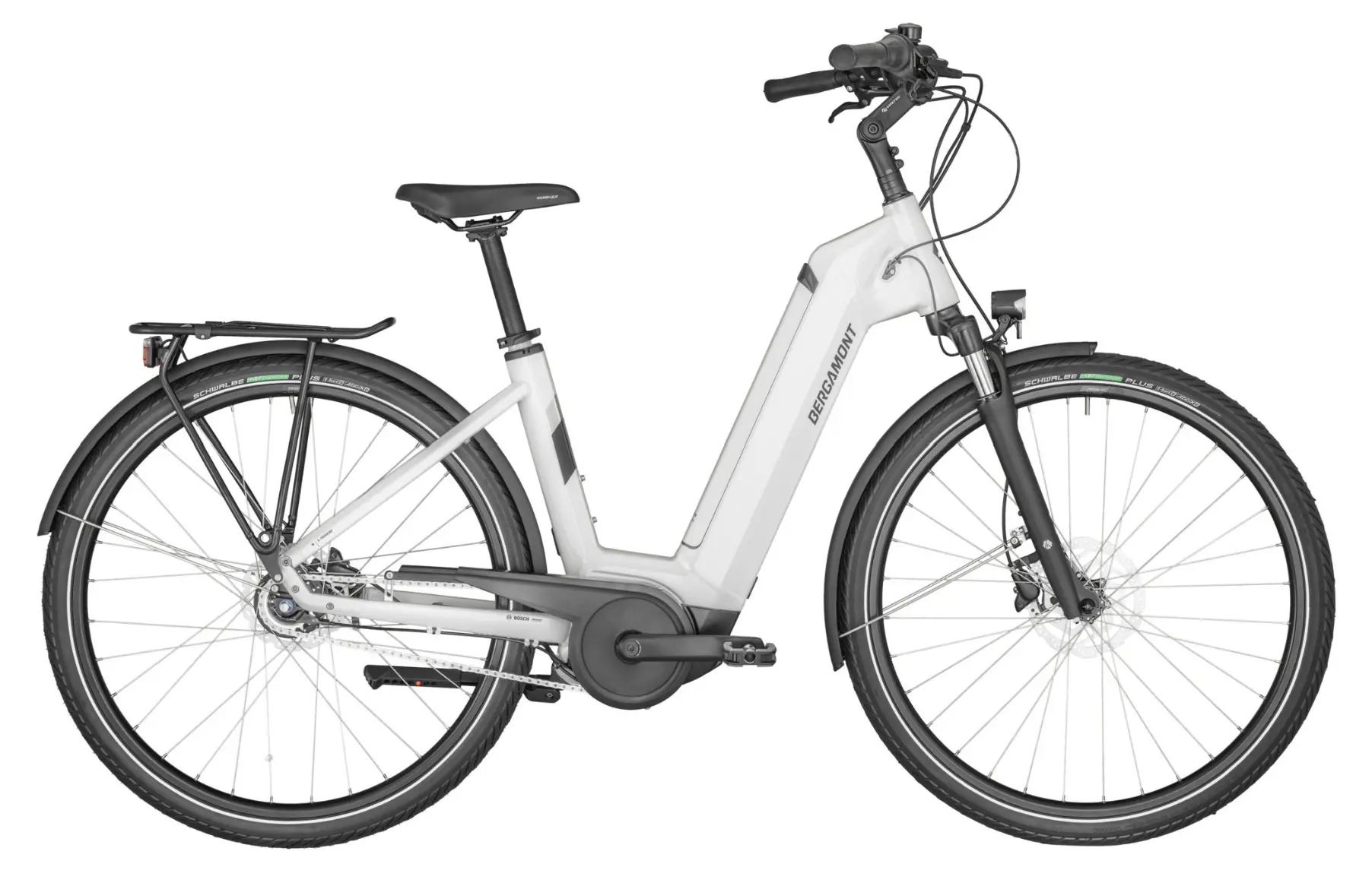 Bergamont E-Horizon N8 CB Elektrische Fiets Dames Wit 56cm