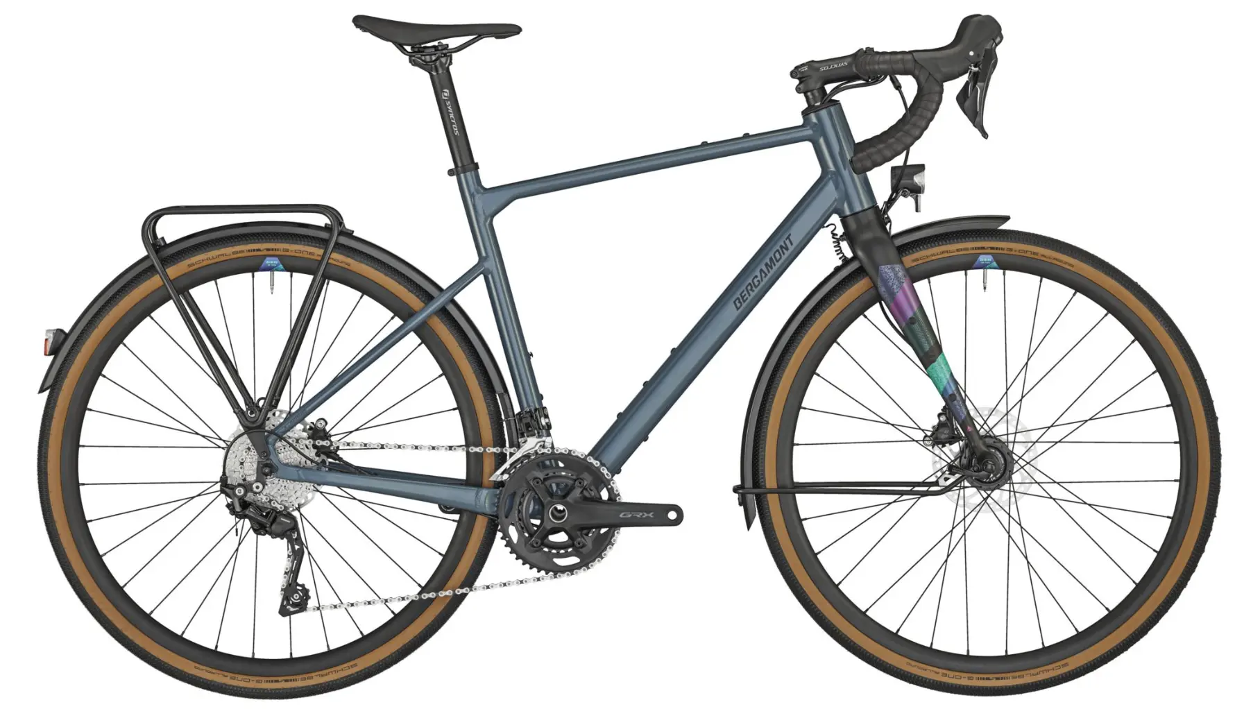 Bergamont Grandurance RD 5 Gravel Bike Heren Aluminium bagagedrager 61cm