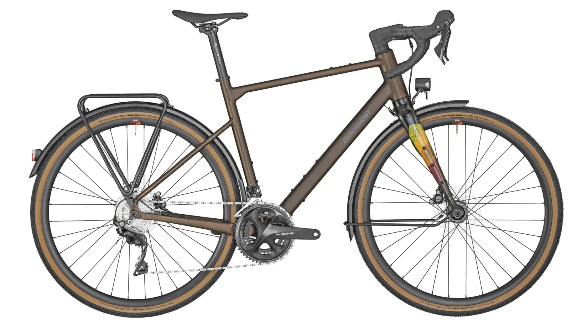 Bergamont Grandurance RD 7 Gravel Bike Heren Aluminium bagagedrager 55cm