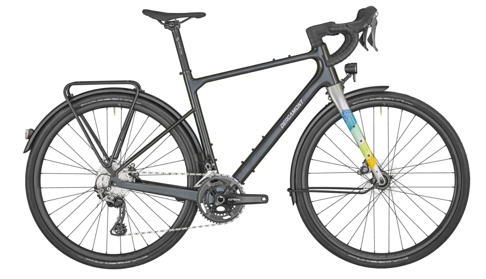 Bergamont Grandurance RD Elite Gravel Bike Heren Carbon bagagedrager 54cm