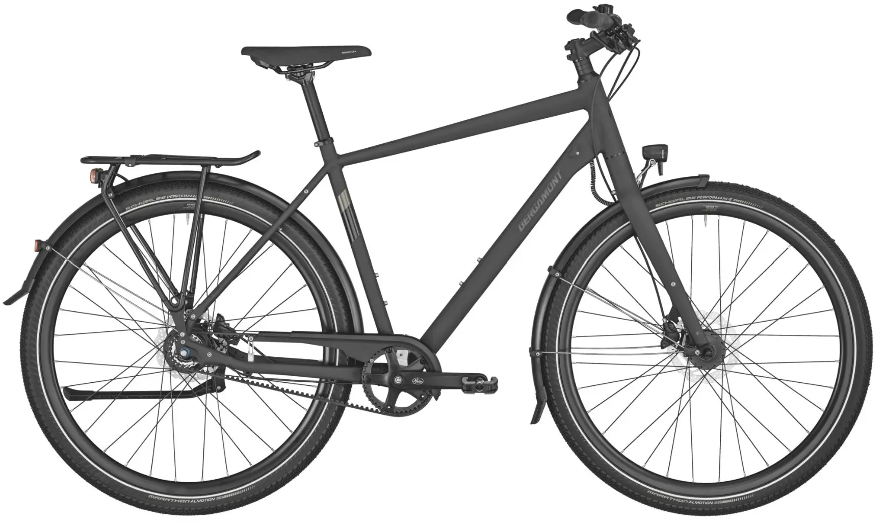 Bergamont Vitess N8 Belt Sportieve Fiets Heren 28 Inch Riemaandrijving 52cm