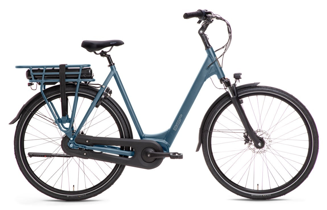 BSP Brazz Dames Elektrische Fiets Deep Sky Blue Matt 51 Cm