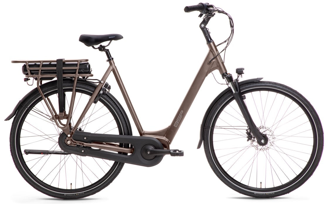 BSP Brazz Dames Elektrische Fiets Dark Oak 61 Cm