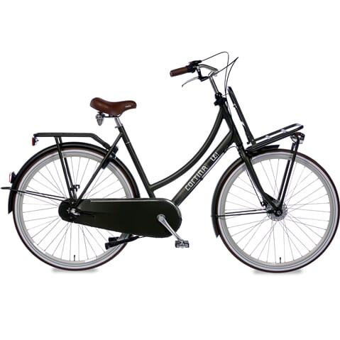 Cortina U4 Transport R3T 2023 Dames Transportfiets Elegance Green Matt 57 Cm