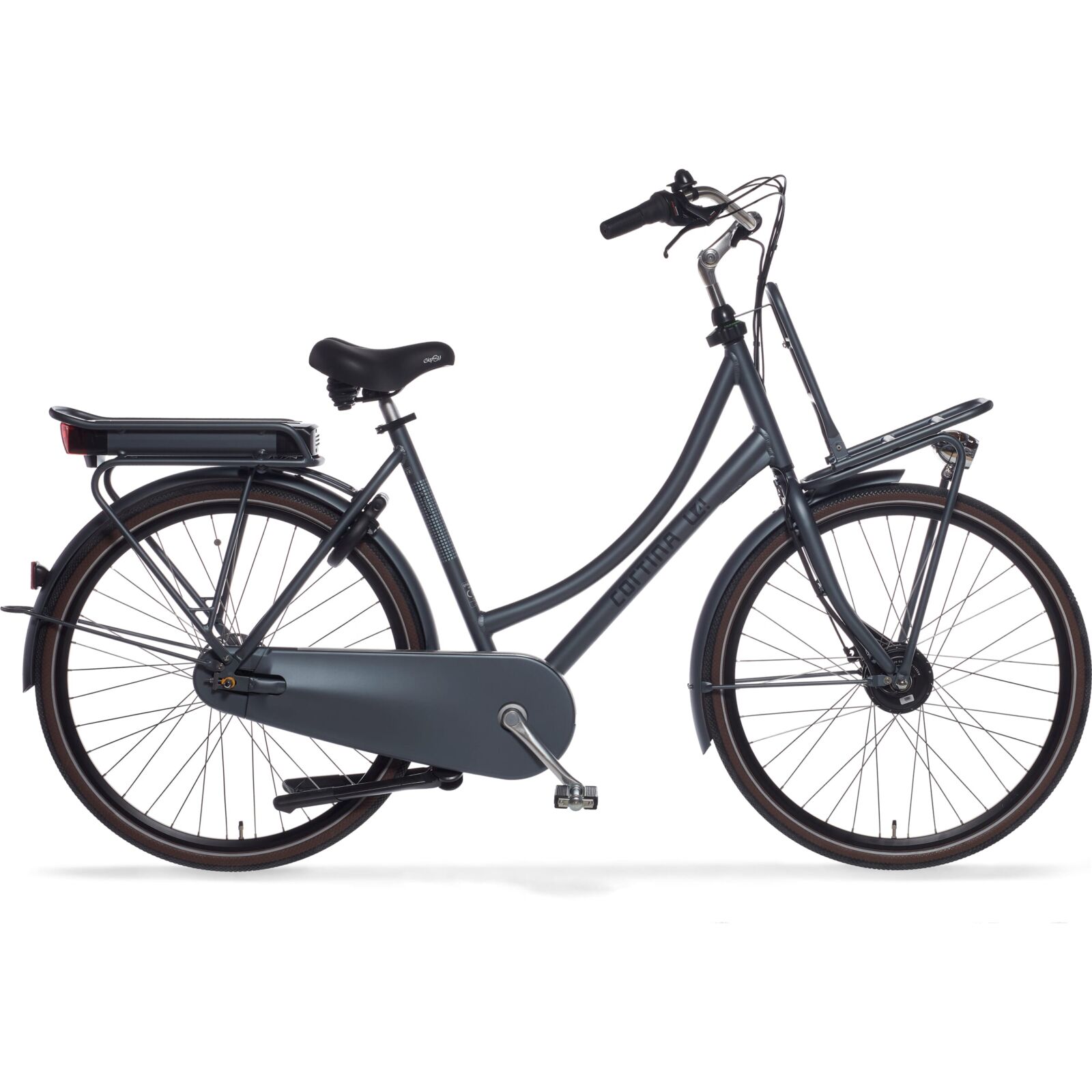 Cortina E-U4 Family N7 2023 Dames Elektrische Fiets Irestone Pearl Matt 57 Cm