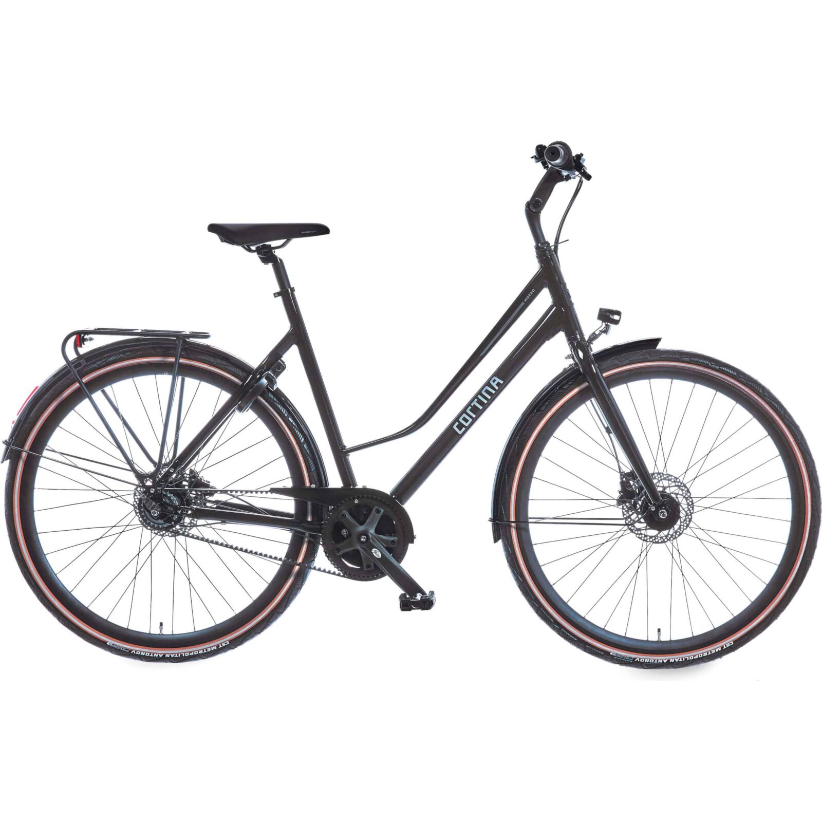 Cortina Mozzo N8 2023 Dames Stadsfiets Black Brown 51 Cm