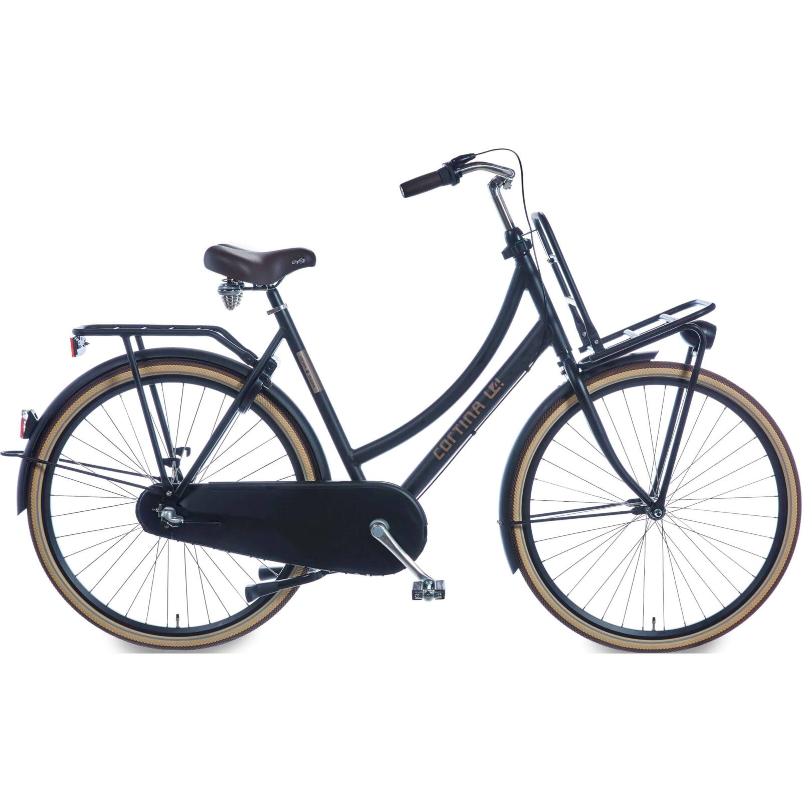 Cortina U4 Transport RN3 2023 Dames Transportfiets Jet Black Matt 50 Cm