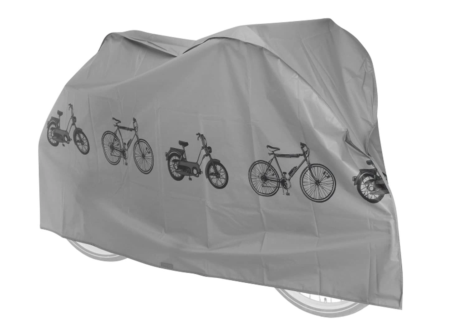 Fietsbedekking 220x120x68cm Force Zilver