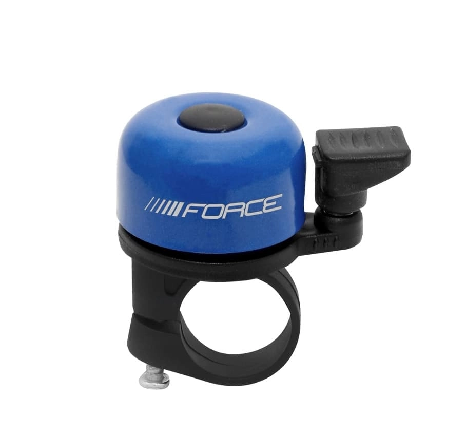 Fietsbel Force Mini Staal 222mm Blauw
