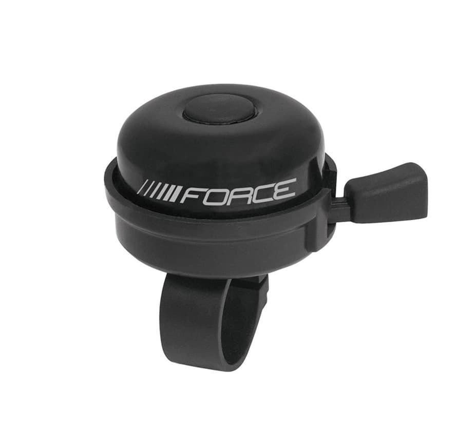 Fietsbel Force Classic Staal 222mm Zwart