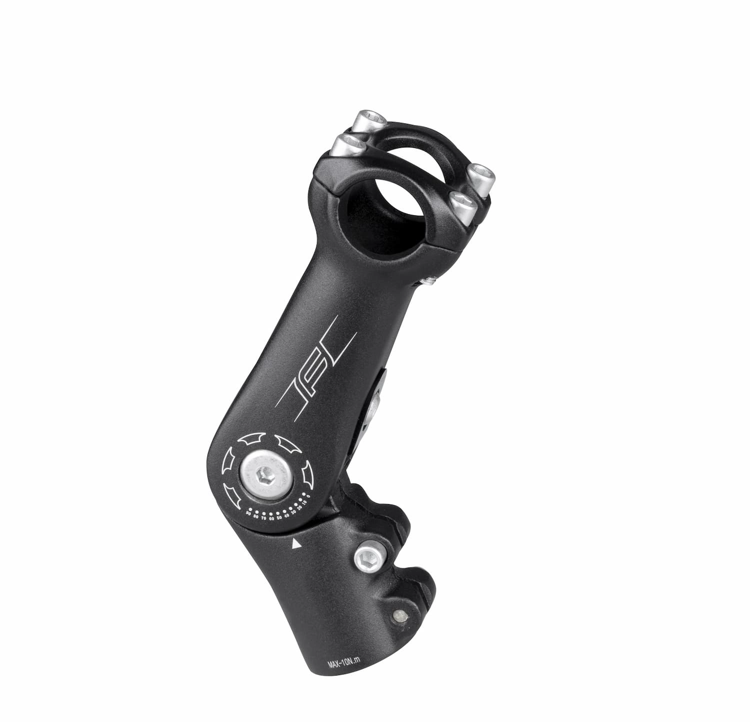 Verstelbare stuurpen inbouw Force S6.3 254/110mm Al Zwart