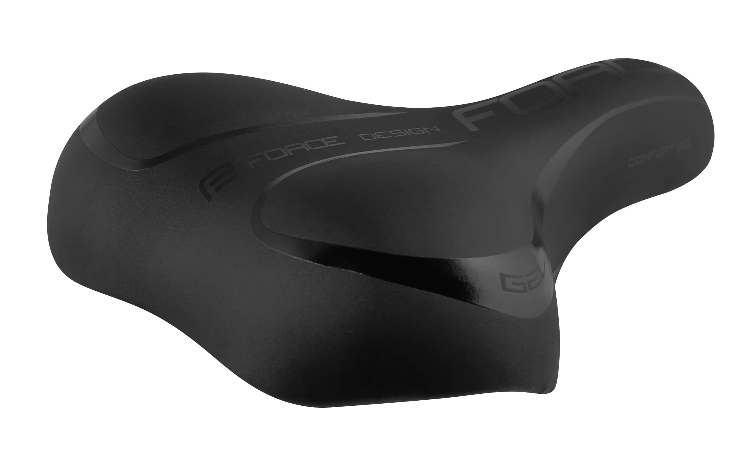 Fietszadel Dames Force Comfort Gel Tourist Zwart