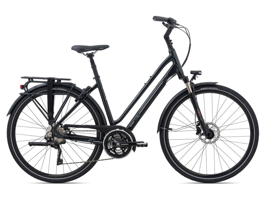 Giant Allure RS 1 2023 Dames Hybride Fiets Metallic Black M