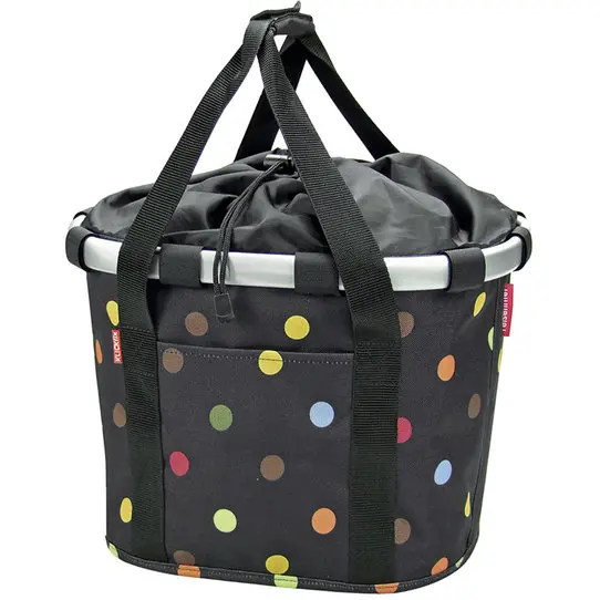 Klickfix Fietsmand stippen 0303DO