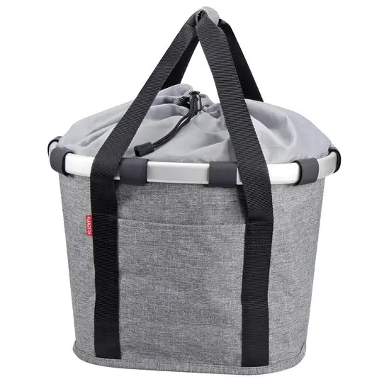 Klickfix Fietsmand twist zilver 0303TS