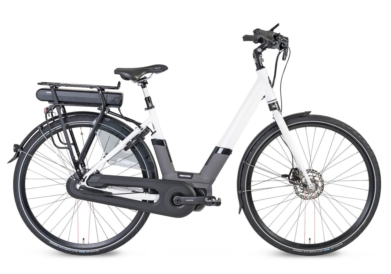 Kymco City Comfort N7 Dames Elektrische Fiets Zilver 55 Cm