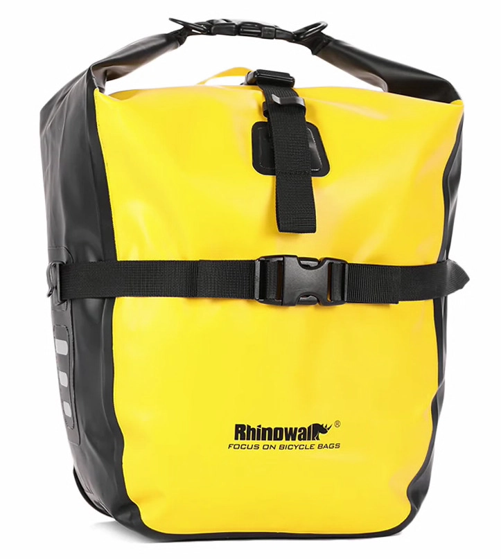 20 Liter waterdichte bagagedragertas geel