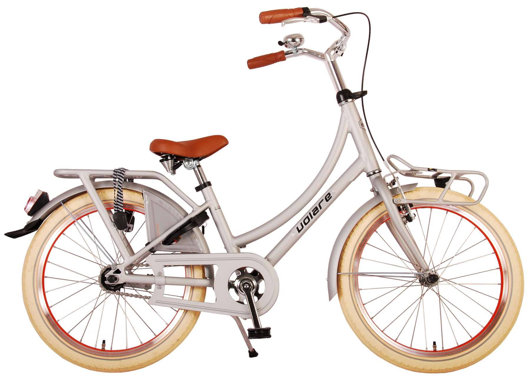 Volare Classic Oma 20 Inch Meisjes Kinderfiets Zilver