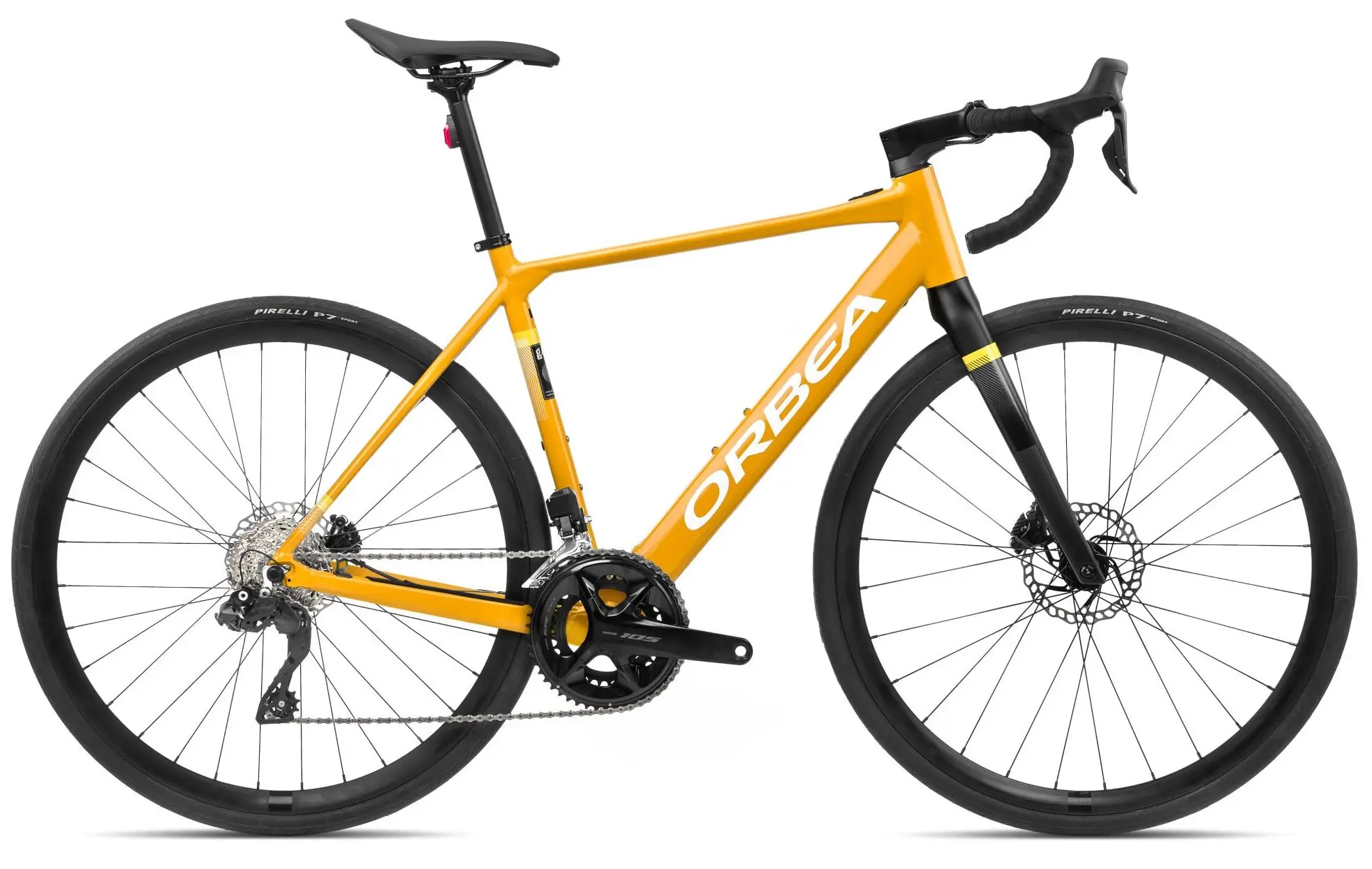 Orbea Gain D30i 2024 Elektrische Racefiets Oranje S