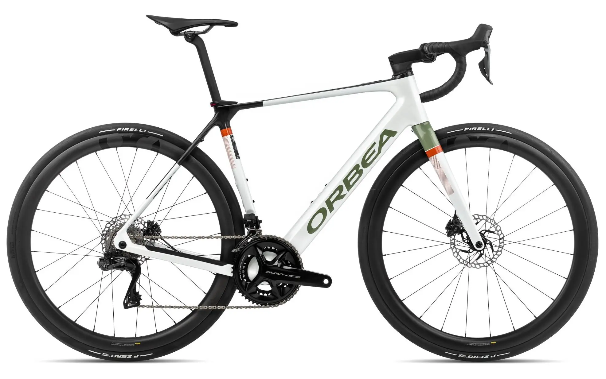 Orbea Gain M10i 2024 Elektrische Racefiets Carbon Wit S