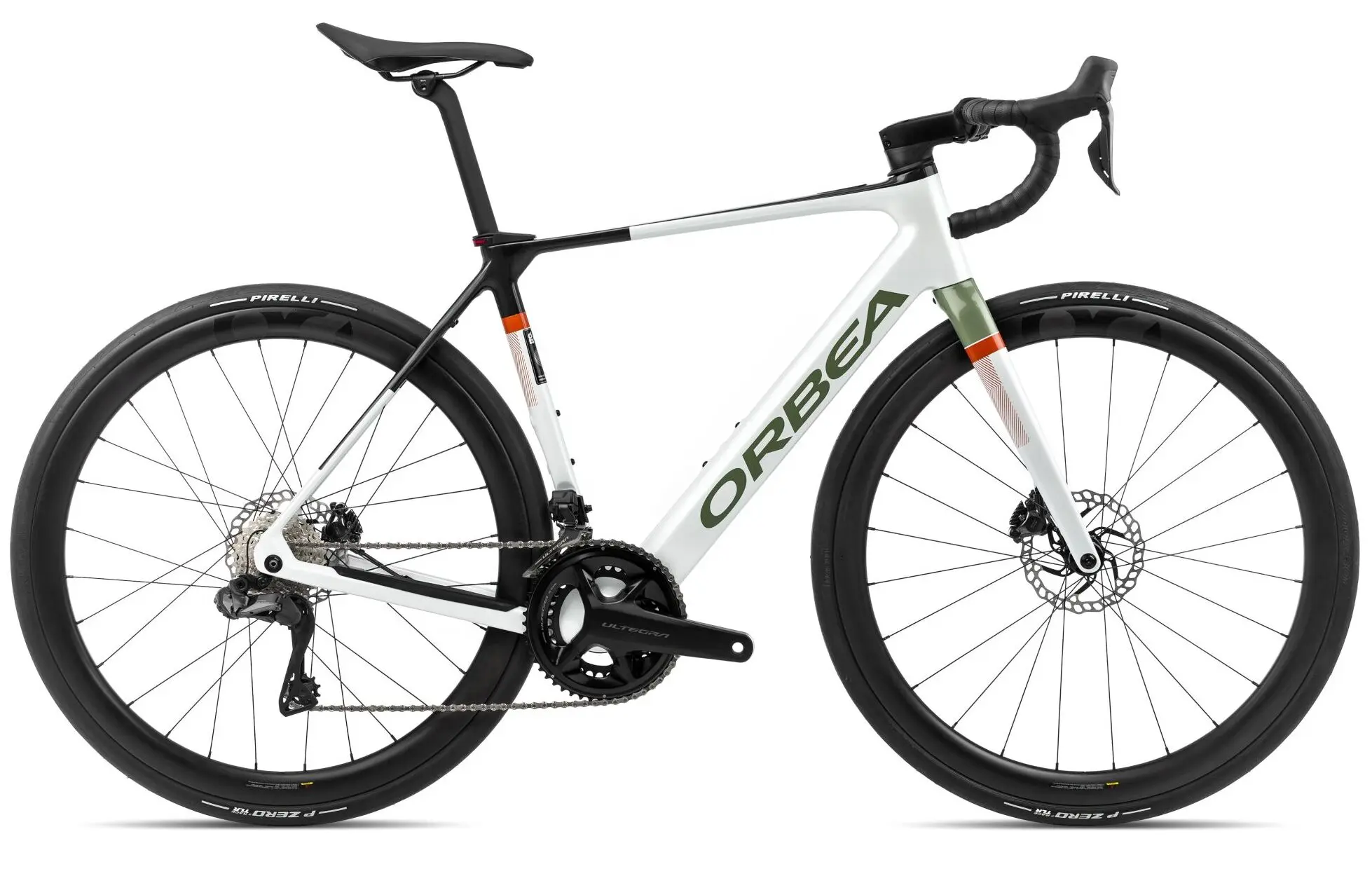 Orbea Gain M20i 2024 Elektrische Racefiets Carbon Wit L